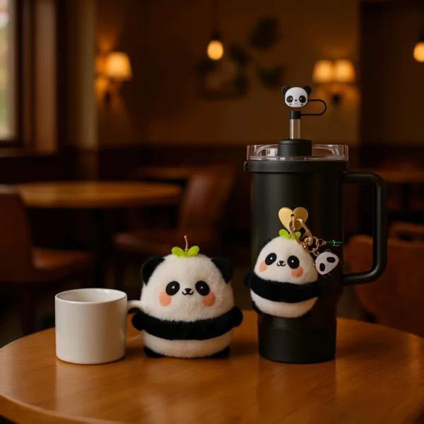 O1CN01edTOv22D4hpQnJcA0_!!2218594918556-0-cib.jpg_ Stanley Cup "Panda Holding Bamboo" Accessory & Ice Cup DIY Keychain Set