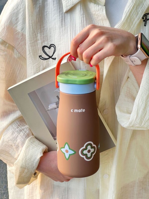 portable thermos cup (6) Cute Portable Thermos Cup Capacity 316 Stainless Steel 600Ml Large Leak Proof Sports Water Bottle Reusable Handy