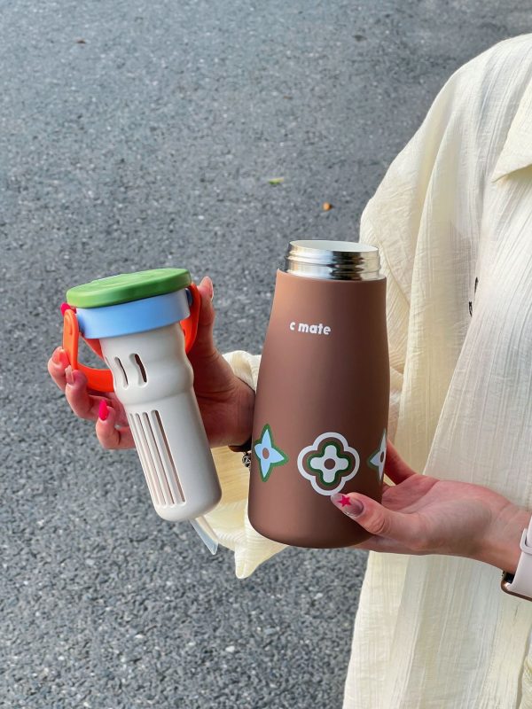 portable thermos cup (9) Cute Portable Thermos Cup Capacity 316 Stainless Steel 600Ml Large Leak Proof Sports Water Bottle Reusable Handy