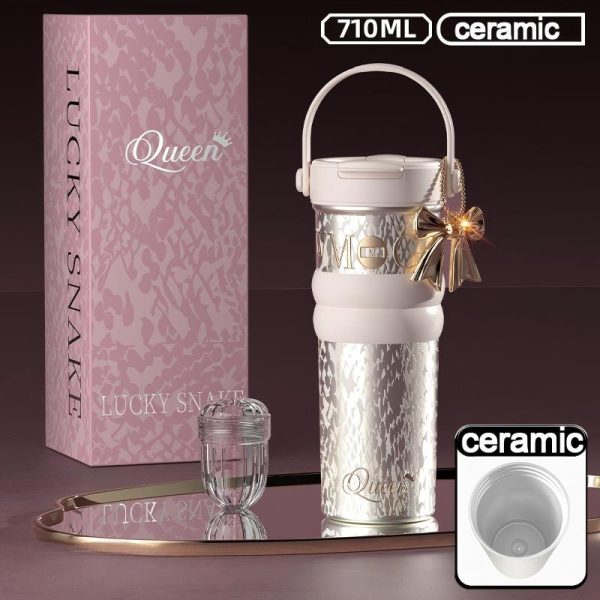 主图_11 Luxury-Style Thermos Bottle Goddess Insulated Coffee Cup 710ML, Portable Hand-Held Ceramic Linner Tumbler Car-Friendly Ice-Retaining Travel Mug