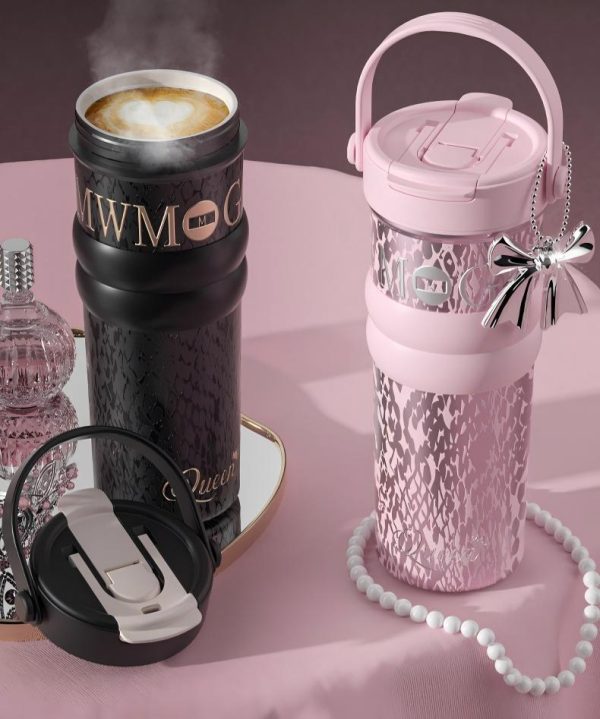 详情_17 Luxury-Style Thermos Bottle Goddess Insulated Coffee Cup 710ML, Portable Hand-Held Ceramic Linner Tumbler Car-Friendly Ice-Retaining Travel Mug