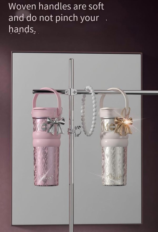 详情_19 Luxury-Style Thermos Bottle Goddess Insulated Coffee Cup 710ML, Portable Hand-Held Ceramic Linner Tumbler Car-Friendly Ice-Retaining Travel Mug